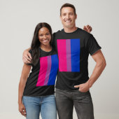 Bisexual Pride Flag Rotated  For Bi People Who Lik Tシャツ (ユニセックス)