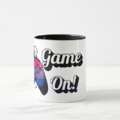Bisexual Pride Game On Tiger Paw Controller Mug マグカップ (中央)