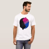 Bisexual Pride Gay LGBT Month Yin Yang Cats Tシャツ (正面フル)