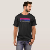 Bisexual Pride Lgbtq Lesbian Supporter Bi Wife Ene Tシャツ (正面フル)