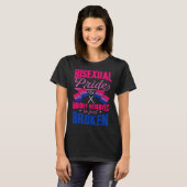 Bisexual Pride Nobody Deserves To Feel Broken Bise Tシャツ (正面フル)