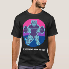 Bisexual Pride Tiger Lifter Gym Shirt — Born This Tシャツ
