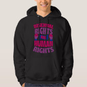 Bisexual Rights Are Human Rights Protest March Bi  パーカ (正面)