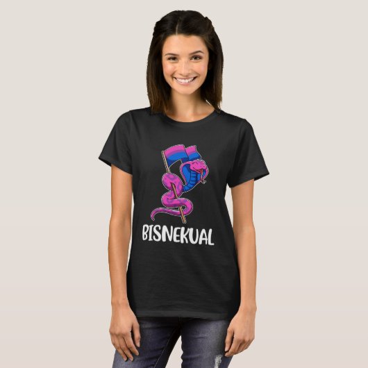 Bisexual Snake Tシャツ (正面フル)