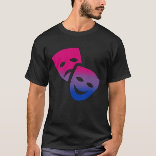 Bisexual Subtle Bi Pride LGBTQ Theatre Theater and Tシャツ (正面)