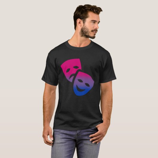 Bisexual Subtle Bi Pride LGBTQ Theatre Theater and Tシャツ (正面フル)