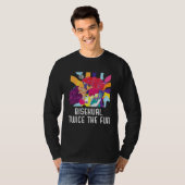 Bisexual Twice The Fun Rainbow Pride Bisexuality L Tシャツ (正面フル)