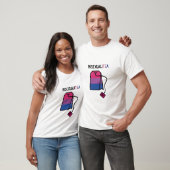 BisexualiTEA BiプライドフラッグBisexual Tea Tシャツ (ユニセックス)