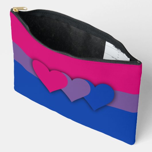 Bisexuality flag  アクセサリーポーチ (見開き)