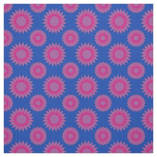 Bisexuality pride colors /blue flower pattern ファブリック (見本)