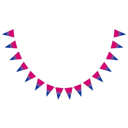 Bisexuality pride flag banner Bunting Flags バンティングフラッグ (全)