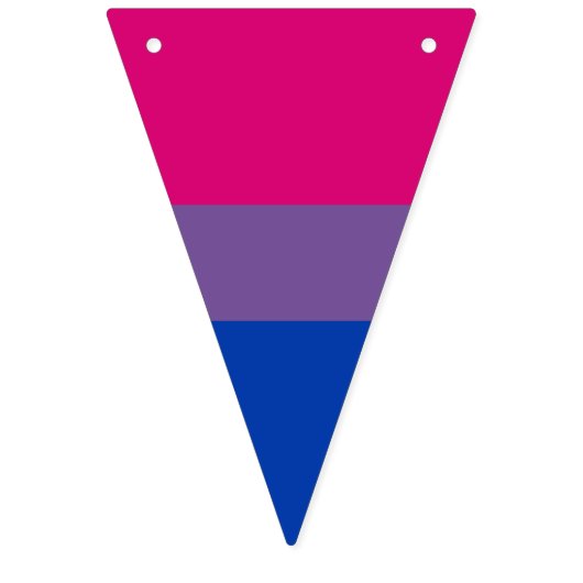 Bisexuality pride flag banner Bunting Flags バンティングフラッグ (第2の旗)