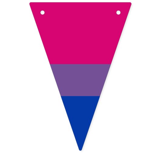 Bisexuality pride flag banner Bunting Flags バンティングフラッグ (第1の旗)