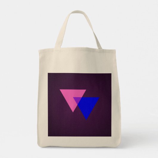 Bisexuality symbol トートバッグ (裏面)