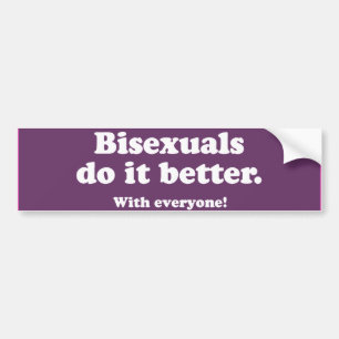 Bisexualsの方が良い – .png バンパーステッカー