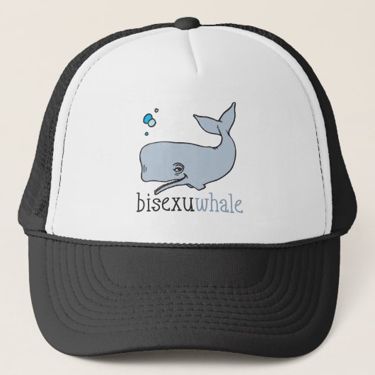 BISEXUWHALE キャップ (正面)