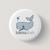 BISEXUWHALE 缶バッジ (正面)
