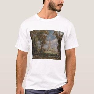 Bishからのジョン・コンスタブル ソールズベリーのカテドラル tシャツ
