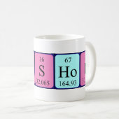 Bishop期別テーブル名mag コーヒーマグカップ (正面右)