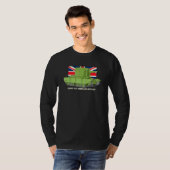 Bishop自走砲第2次世界大戦図Britis Tシャツ (正面フル)