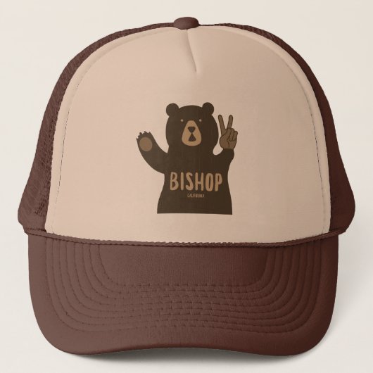 Bishop California Peace Bear キャップ (正面)