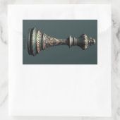 Bishop Chessステッカー 長方形シール (バッグ)