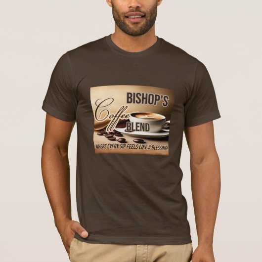 Bishop's Coffee パーソナライズされた Blend T-Shirt Tシャツ (正面)