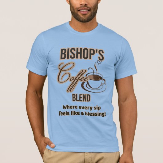 Bishop's Coffee Tシャツ(透明) Tシャツ (正面)