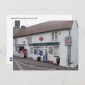 Bishop's Hull郵便局、Somerset、英国 ポストカード (正面/裏面)