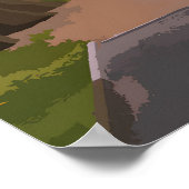 Bishops Park Fulham London Travel Poster ポスター (角)