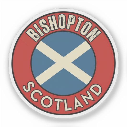 Bishopton, Scotland シール (正面)