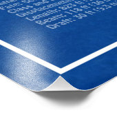 Bismarck – 戦艦の青写真プランABD フォトプリント (角)