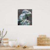 Bismarck Statue, Berlin, Greek God Atlas, Grey Bac ポスター (キッチン)