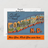 Bismarkからの挨拶 ポストカード (正面/裏面)