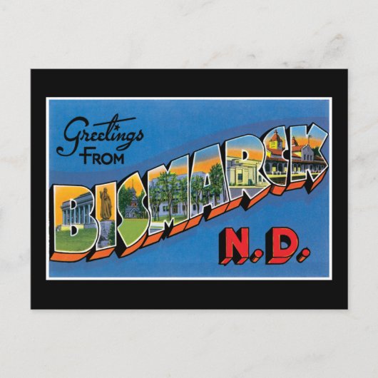 Bismarkへのあいさつ ポストカード (正面)