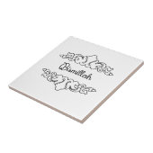 Bismillah タイル (側面)