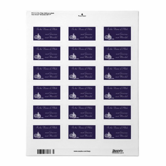 Bismillah - Allah Arabic labelの名前 ラベル (フルシート)