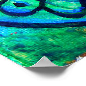 Bismillah/Basmala書道 ポスター (角)