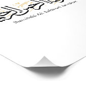 Bismillahi Ar-Rahmani Ar-Rahim –Arabic Thuluth Art フォトプリント (角)