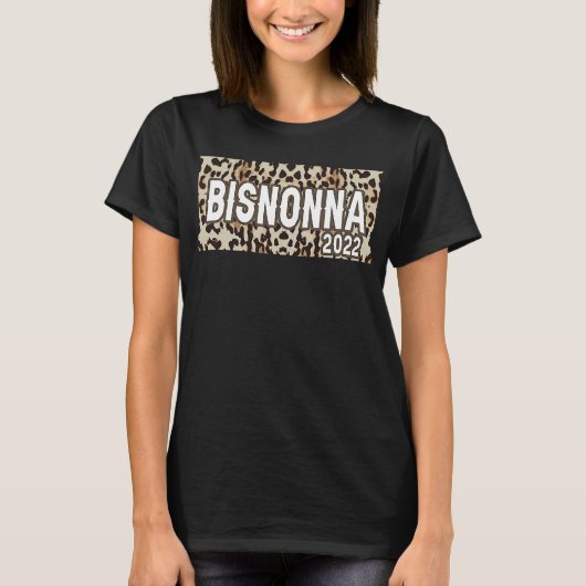 Bisnonna 2022 Announcement Italian Great Grandma L Tシャツ (正面)