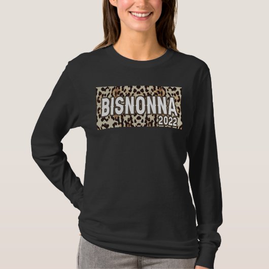 Bisnonna 2022 Announcement Italian Great Grandma L Tシャツ (正面)