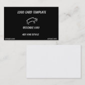 BisonまたはBuffaloのロゴ 名刺 (正面/裏面)