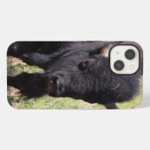 BisonクローズアップiPhoneケース iPhoneケース (裏面横)