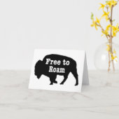 Bison自由にローム カード (黄色い花)