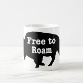 Bison自由にローム コーヒーマグカップ (中央)