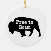 Bison自由にローム セラミックオーナメント (裏面)