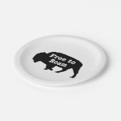 Bison自由にローム ペーパープレート (アングル)