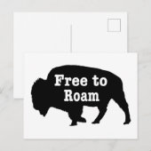 Bison自由にローム ポストカード (正面/裏面)