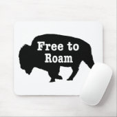 Bison自由にローム マウスパッド (マウス)