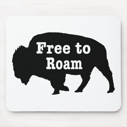 Bison自由にローム マウスパッド (正面)